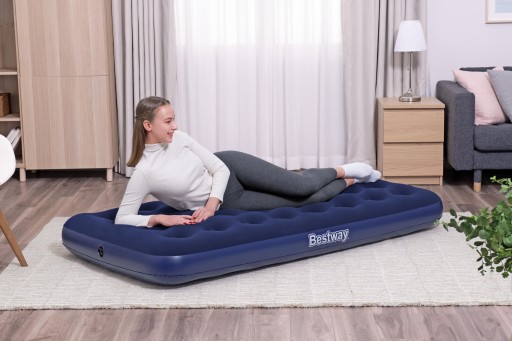 ОДИНОЧНЫЙ НАДУВНОЙ ВЕЛЮРОВЫЙ МАТРАС BESTWAY 67001 188x99x22 CM