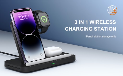 Индуктивное зарядное устройство для IPHONE APPLE WATCH 3w115W кабель USB-C + блок питания