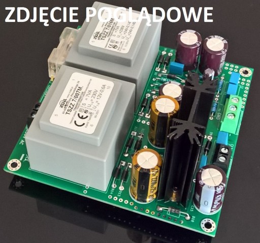Płytka PCB do zasilacza LM317/LM337+LM317