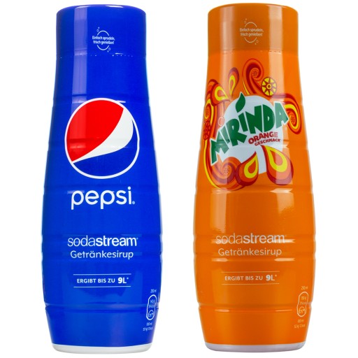 2x SODASTREAM MIRINDA PEPSI КОНЦЕНТРАТНЫЙ СИРОП