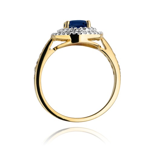 Кольцо W-274 Shafir Brylantes Yellow Gold 585