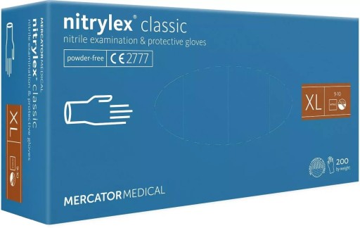 Перчатки NITRYLEX синие XL 100 шт.