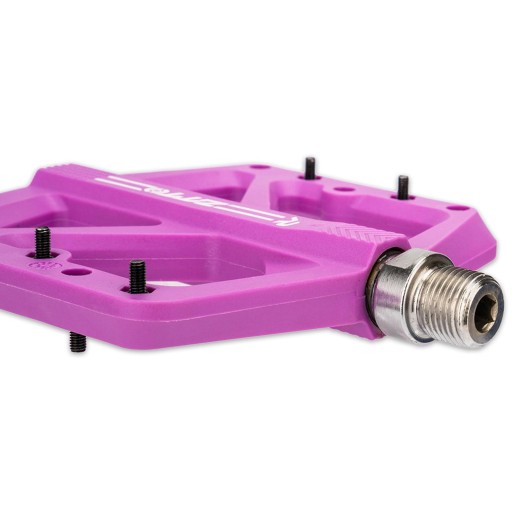 1 пара подшипников MTB, педали для горного велосипеда, платформа, нейлон Du Purple g
