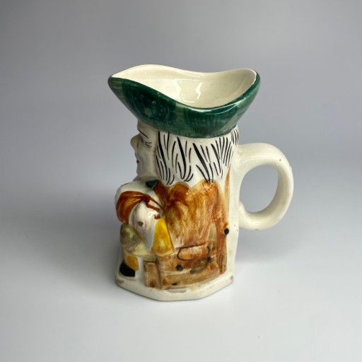 Staffordshire stary figuralny śmieszny dzbanek kufelek tzw. Toby Jug