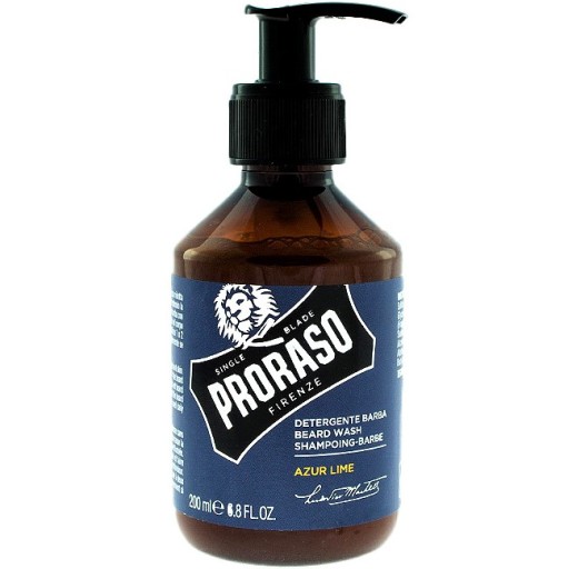 Proraso Azur Lime Beard Wash Шампунь для бороды Цитрусовый 200 мл