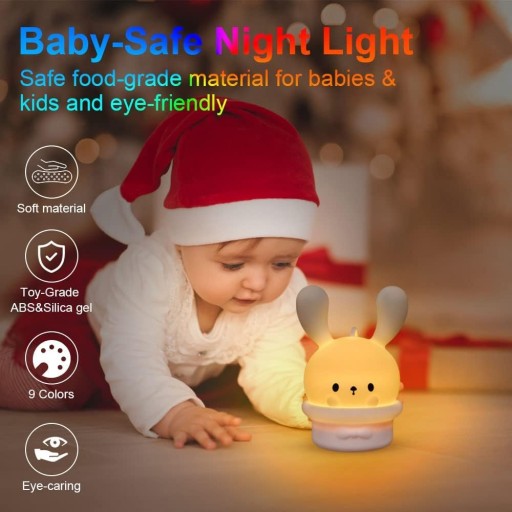 Vicloon Lampka nocna dla dzieci, nocne światło dziecko