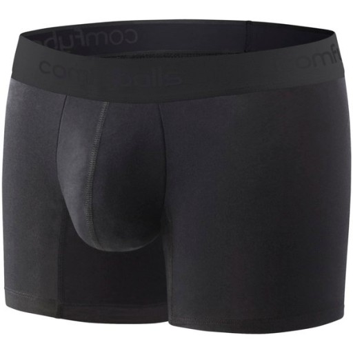 Черные боксеры размера L COMFYBALLS LONG COTTON