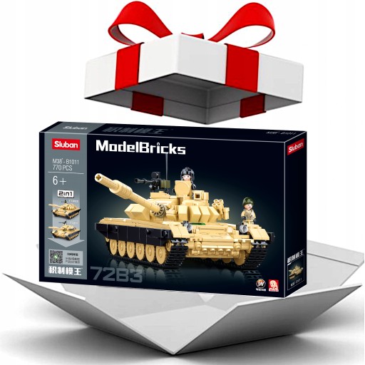 БЛОКИ Танк 2в1 Т-72Б3 Т-72М1 АРМИЯ + LEGO ОРУЖИЕ
