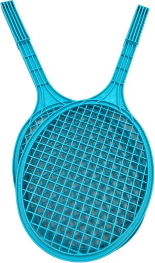RAKIETKI Z PIŁECZKĄ PALETKI PIŁKA TENIS RÓŻ