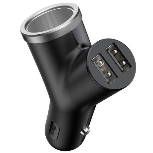 РАЗДЕЛИТЕЛЬ ПРИкурИВАТЕЛЬ АВТОМОБИЛЬНОЕ ЗАРЯДНОЕ УСТРОЙСТВО РАЗЪЕМ USB BL6