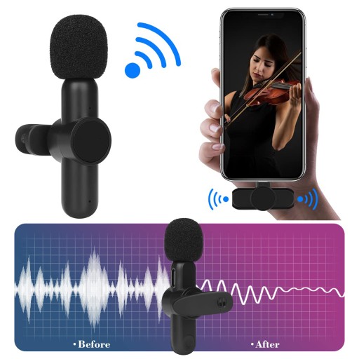 БЕСПРОВОДНОЙ МИКРОФОН ДЛЯ IPHONE TIE LIGHTNING