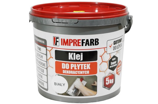 Клей для декоративной гипсовой плитки 5 кг IMPREFARB