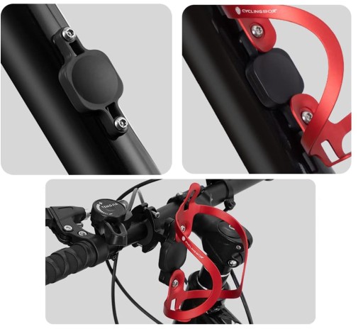UCHWYT ROWEROWY NA LOKALIZATOR APPLE AIRTAG DO ROWERU NA RAMĘ ETUI BIDON