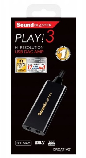 ТВОРЧЕСКАЯ звуковая карта Sound Blaster! 3
