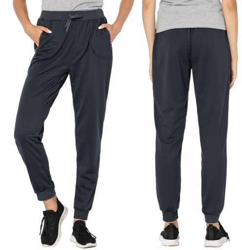 Spodnie Dresowe Dresy Sportowe Treningowe Damskie ze Ściągaczem 5477-03 XL