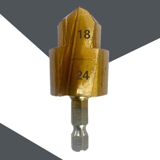 Wiertło stopniowane Ppr Łatwa instalacja Instalacja hydrauliczna 25 mm