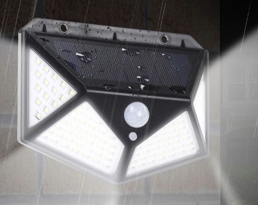 СОЛНЕЧНАЯ ЛАМПА С ДАТЧИКОМ ДВИЖЕНИЯ ГАЛОГЕН 100LED