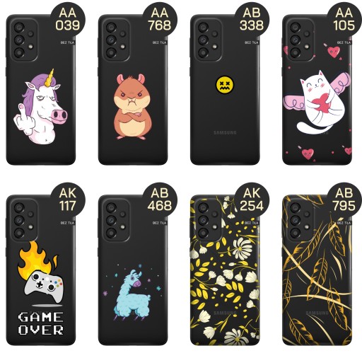 ETUI DO SAMSUNG GALAXY A33 5G WZORY BEZ TŁA NAKLEJKI STICKER OBUDOWA CASE