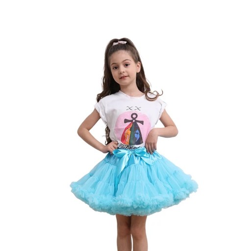 Spódniczka puszysta tutu niebieska pettitskirt 92 / 98 / 104
