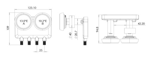 Конвертер-моноблок Inverto Quad Monoblock