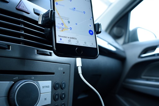UCHWYT NA TELEFON SMARTFON NA KRATKĘ + POCZWÓRNA ŁADOWARKA USB SAMOCHODOWA