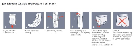 Вставки мужские урологические Seni Man Level 5 Супер, 15 шт. 9х40см