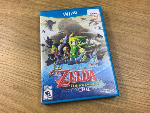 Диск RHR LEGEND OF ZELDA WIND WALKER идеален ТОЛЬКО NTSC WIIU