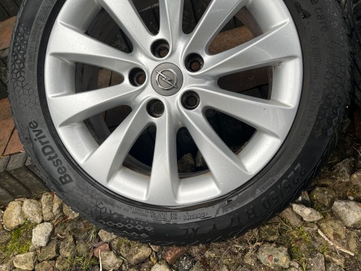 КОЛЕСА АЛЮМИНИЕВЫЕ ДИСКИ 17 5X105 ШИНЫ ASTRA IV J