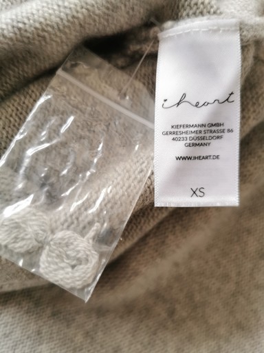 СВИТЕР IHEART ШЕРСТЬ 70% КАШЕМИР 30% -XS (36/38)