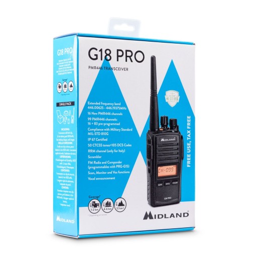2 рации Midland G18 PRO Professional