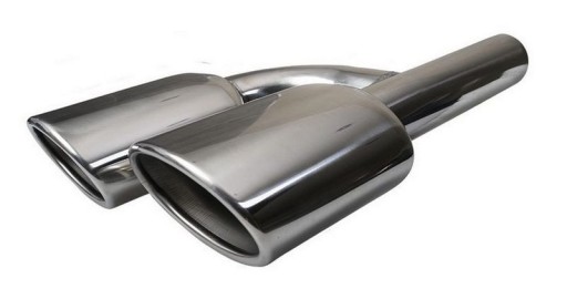 НАКОНЕЧНИК ГЛУШИТЕЛЯ 126X74MM ВХОД 51MM MERCEDES C6 TW-TL-410