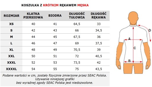 Футболка мужская UV рашгард SEAC RAA EVO, размер S, с короткими рукавами