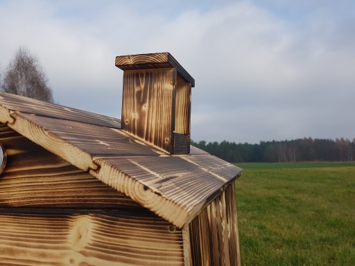 WODZOK GARDEN ДЕРЕВЯННАЯ КОПИЛКА С ОТКИДНОЙ КРЫШЕЙ