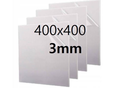 PLEKSI PLEXI PLEKSA PLEXA płyta na wymiar mleczna opal 40cm x 40cm x 3mm