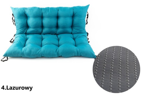Poduszka na huśtawkę ogrodową 100x55x55 Len
