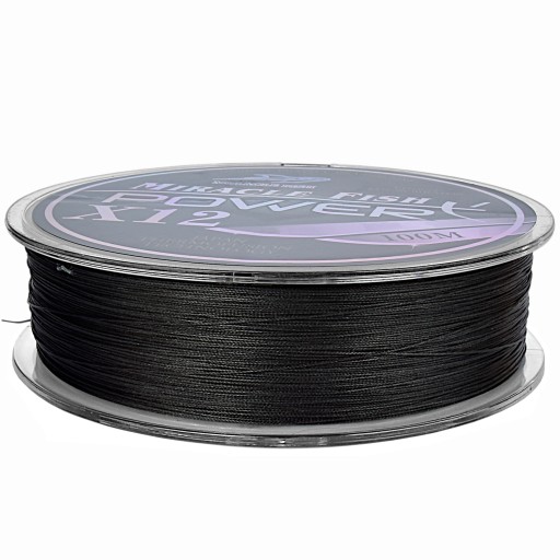 Plecionka 12 SPLOTOWA Power 0.30 mm/ 60.8kg Czarna