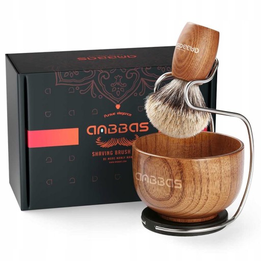 Набор помазков для бритья 3 в 1 Pure Badger Hair
