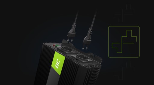 Автомобильный инвертор PRO инвертор GreenCell 12V 3000W 6000W Sinus USB