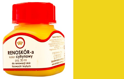 ЖЕЛТАЯ КРАСКА ДЛЯ ПОКРАСКИ РЕМОНТ КОЖИ