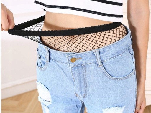 Колготки в сеточку BIG MESH BLACK, универсальные