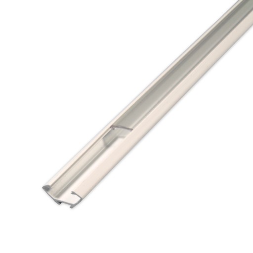 Угловой профиль LED PCV для 8 лент 10 мм + рассеиватель 2м