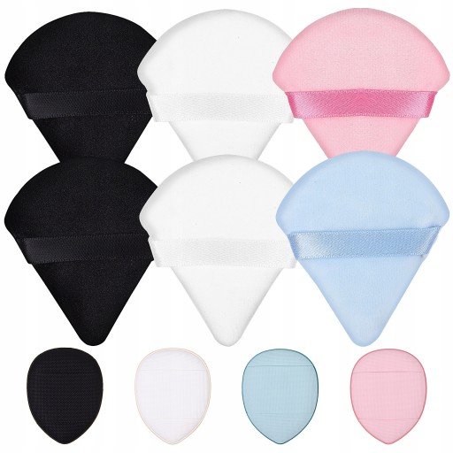 10 szt. Puszek do pudru do makijażu Beauty Puff