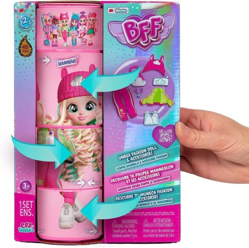 КУКЛА CRY BABIES BFF HANNAH 20CM 908406
