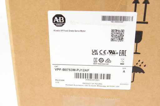 Серводвигатель Allen Bradley VPF-B0753M-PJ12AF