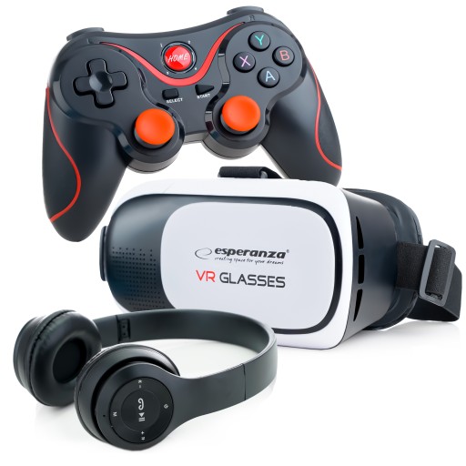3D очки VRG PRO+GAMEPAD очки РОЖДЕСТВЕНСКИЙ ПОДАРОК