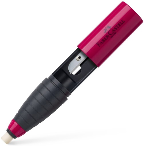 FABER-CASTELL Одинарная точилка с ластиком 2в1 Combi Roller