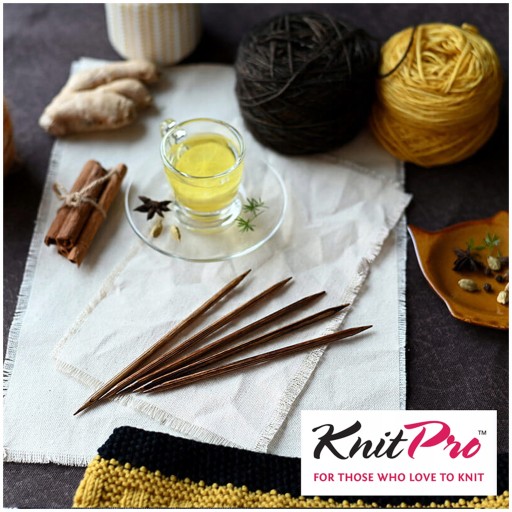 Спицы для носков KNITPRO деревянные -15см - 7,00мм