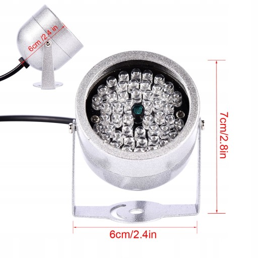 ИК ИК-СВЕТИЛЬНИК 48LED 20M