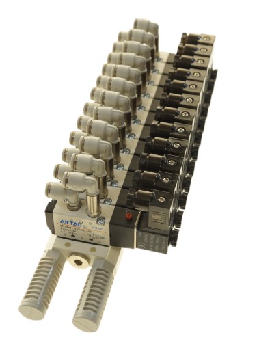 Wyspa 12 zaworowa AIRTAC Seria 100 5/2 - 1/8 - 12 V - 24V - 230 V