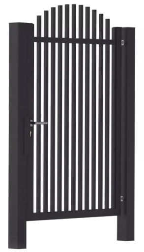Brama Wjazdowa Dwuskrzydłowa SKYROCKET BR2422 Ocynk + RAL 120x300 cm